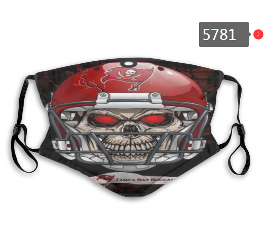 2020 NFL Tampa Bay Buccaneers #4 Dust mask with filter->nfl dust mask->Sports Accessory